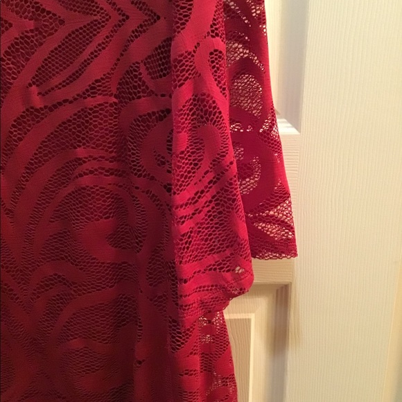 Red Lace Dress - Picture 10 of 12